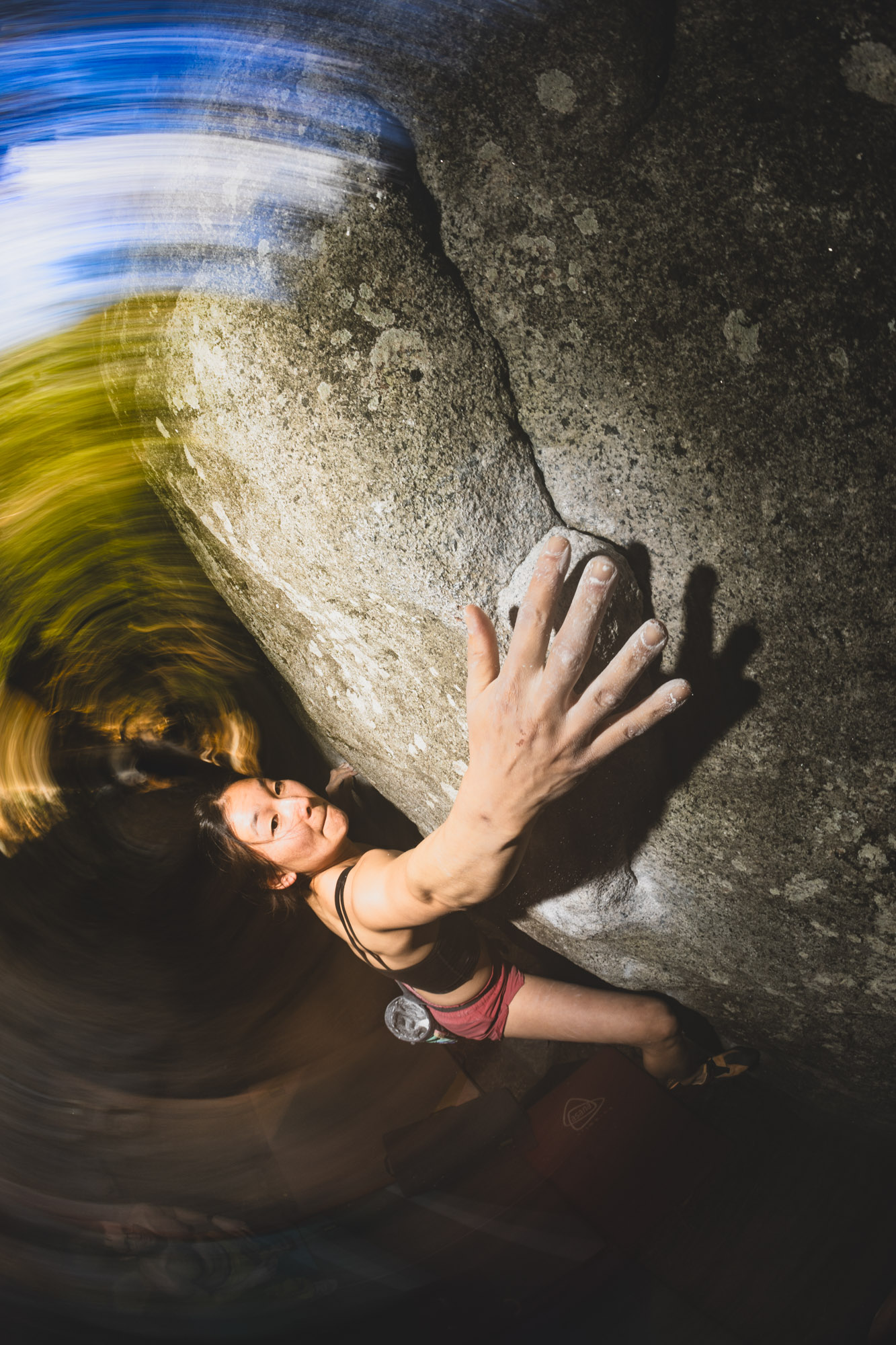Jen Kim no Thriller - V10 em Yosemite